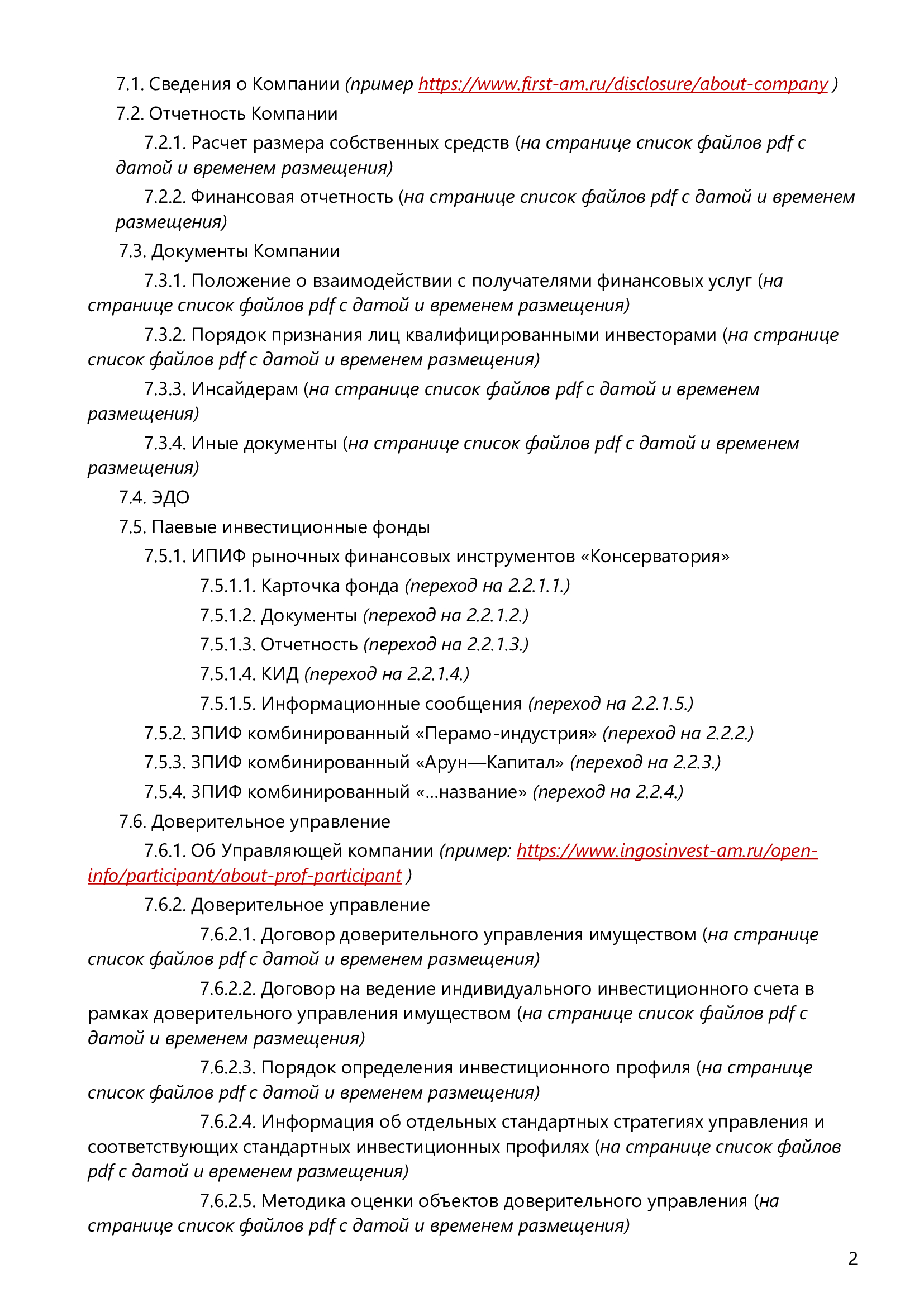 Карта сайта